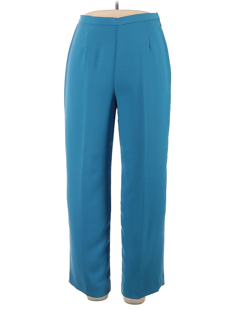 Pre-owned Leslie Fay Casual Pants In Blue