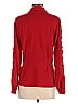 Oscar De La Renta Expressions 100% Polyester Red Long Sleeve Blouse Size 8 - photo 2