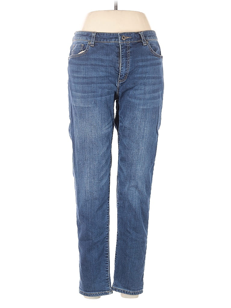 L.L.Bean Signature Blue Jeans Size 10 - photo 1