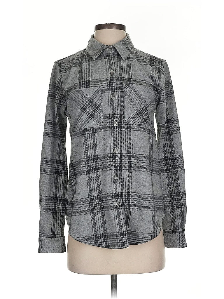 Click to view more detailed imagery on our partner's website Pre-owned Beachlunchlounge Long Sleeve Blouse In Gray