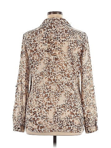 Roz & Ali Long Sleeve Blouse (view 2)