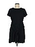 Rebecca Minkoff 100% Cotton Solid Black Casual Dress Size M - photo 1