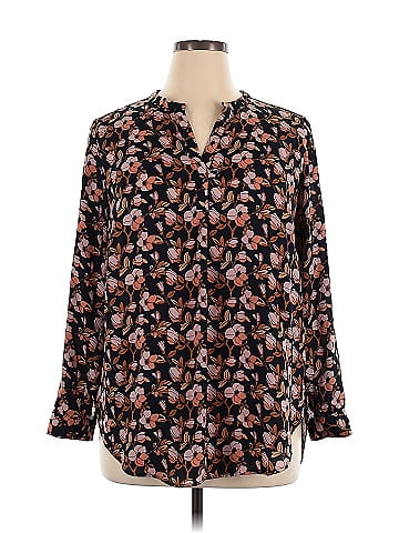 Premise Studio 3/4 Sleeve Blouse (view 1)