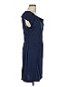 Studio M Blue Casual Dress Size L - photo 4