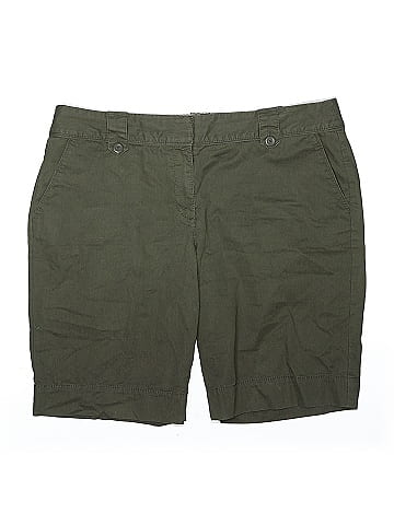 Ann Taylor LOFT Khaki Shorts (view 1)