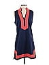 Sail to Sable Color Block Blue Casual Dress Size S - photo 1
