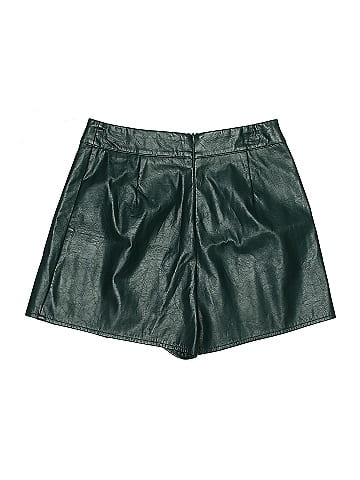 Mustard Seed Faux Leather Skirt (view 2)