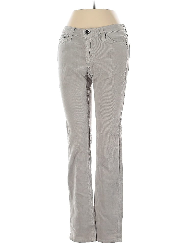 Pre-owned Adriano Goldschmied Cord Pant In Gray