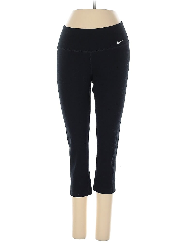 Pre-owned Nike Active Pants In Black