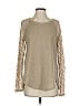 One September 100% Acrylic Tan Long Sleeve Blouse Size S - photo 1