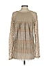 One September 100% Acrylic Tan Long Sleeve Blouse Size S - photo 2