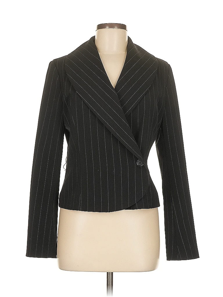 Spiegel Stripes Black Blazer Size 8 - photo 1