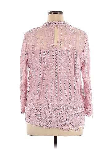 Soho JEANS NEW YORK & COMPANY 3/4 Sleeve Blouse (view 2)