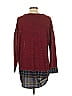 Egg Burgundy Long Sleeve Top Size L - photo 2