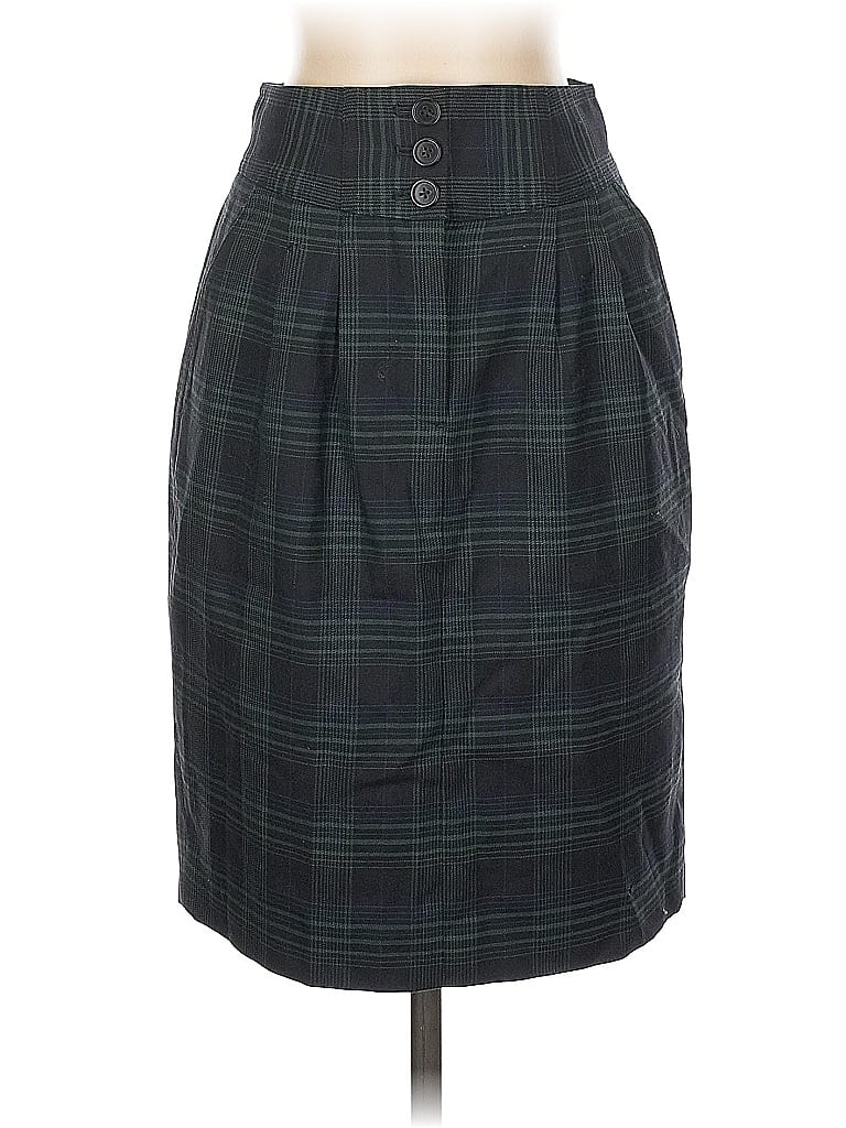 Jupe Mini En Laine J.Crew - Motif Pied-de-poule (Houndstooth) Multicolore - Taille 4 - Occasion Très Bon état