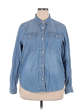 Madewell Long Sleeve Button-Down Shirt (view 1)
