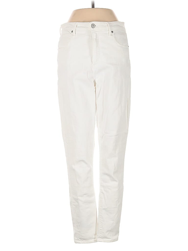 Pre-owned Abercrombie & Fitch Jeans In White