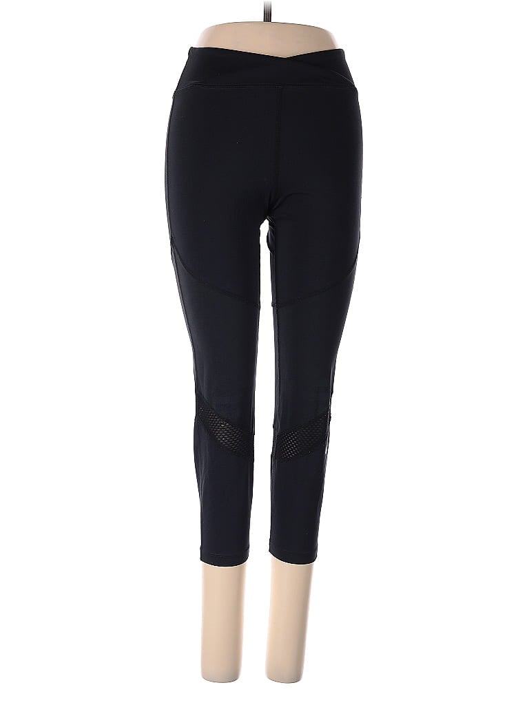 Pre-owned Asics Active Pants In Black