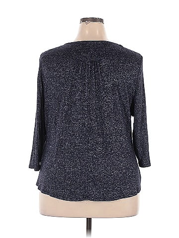 Soho JEANS NEW YORK & COMPANY Long Sleeve Henley (view 2)