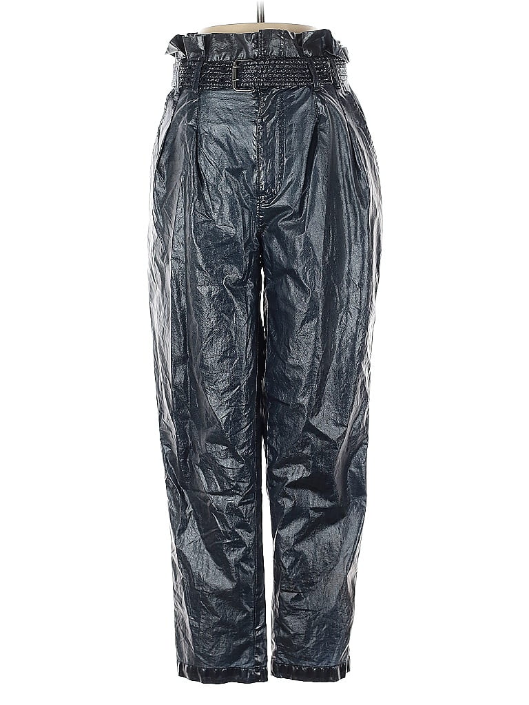 Pre-owned Free People Casual Pants In Silver