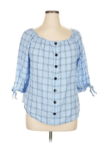 I.N. Studio 3/4 Sleeve Blouse (view 1)