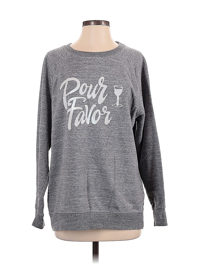Pre-owned Wildfox Sweatshirt In Gray
