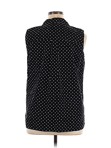 Erika Sleeveless Button-Down Shirt (view 2)