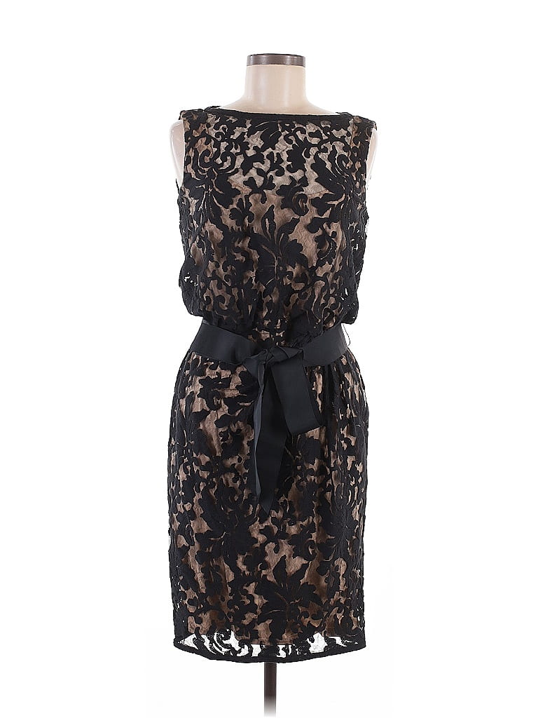 Tadashi Shoji Black Cocktail Dress Size 6 - photo 1