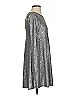 Dee Elle Metallic Silver Casual Dress Size XS - photo 4