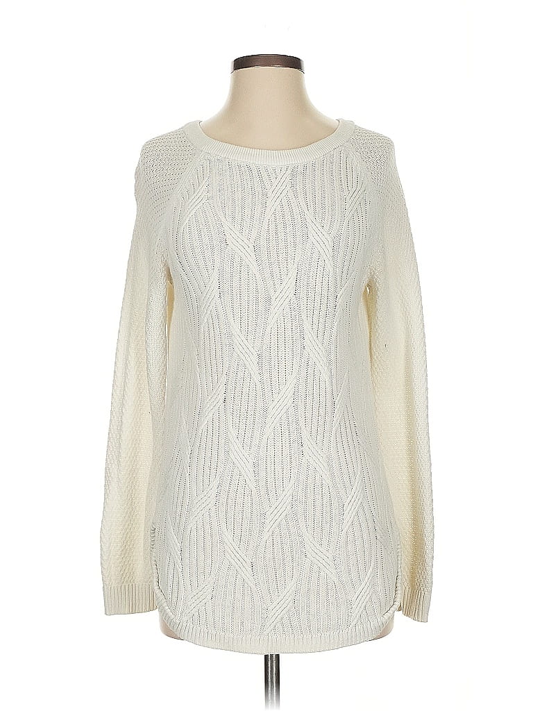 Pre-owned Sonoma Goods For Life Pullover Sweater In White