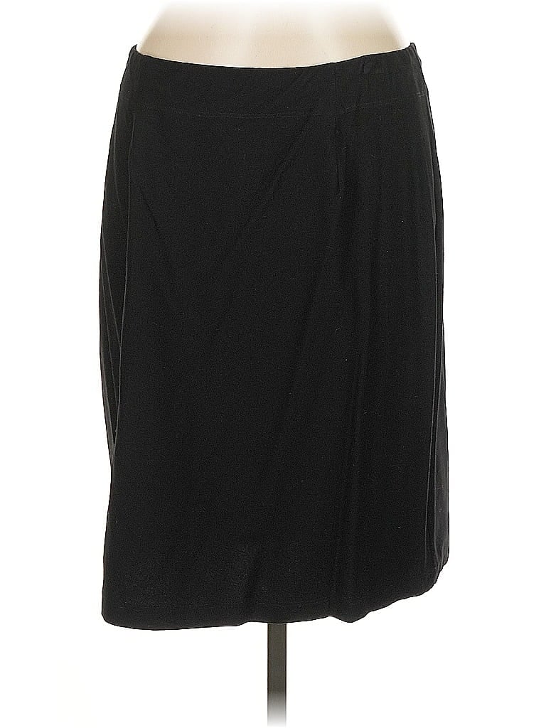 Pre-owned Eileen Fisher Formal Skirt In Black