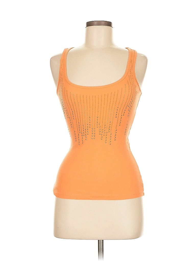 Grane 100% Cotton Orange Tank Top Size M - photo 1