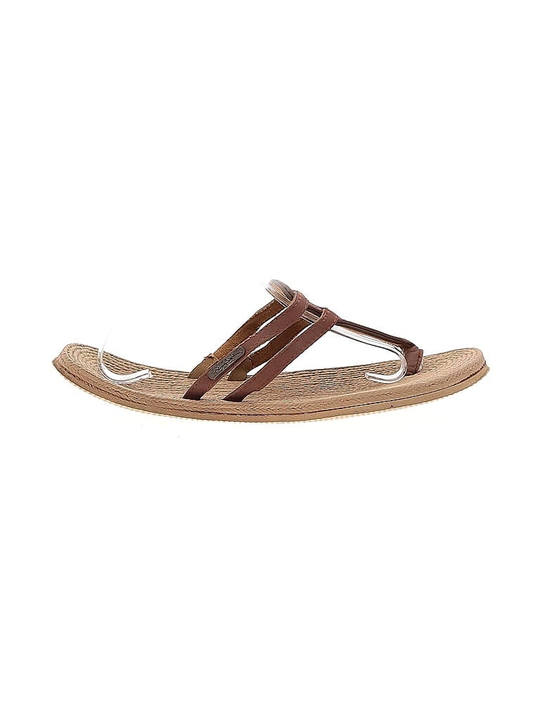 Pre-owned Panama Jack Flip Flops In Brown