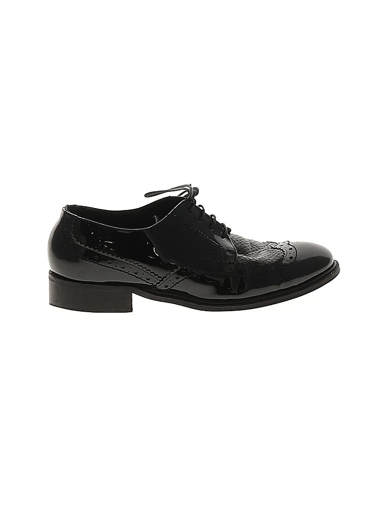 Minelli 100% Leather Black Flats Size EU 38 - photo 1