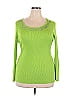 Carmen Carmen Marc Valvo Green Pullover Sweater Size 2X - photo 1