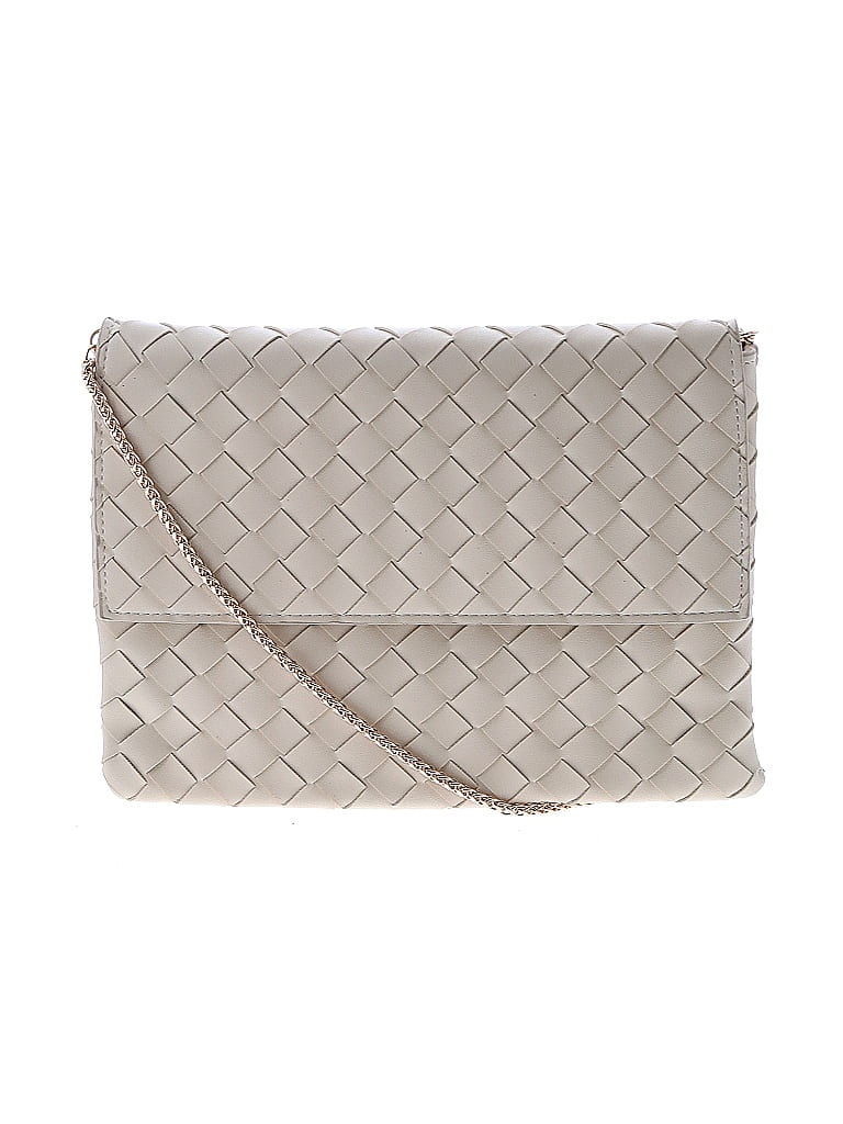 Urban Expressions Chevron-herringbone Ivory Clutch One size - photo 1