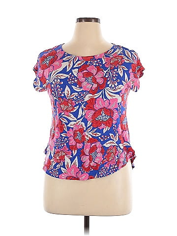 Sigrid Olsen Short Sleeve Blouse (view 1)