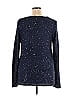 Studio Y Stars Blue Pullover Sweater Size XL - photo 2