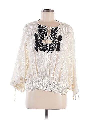 Vineet Bahl 3/4 Sleeve Blouse (view 1)