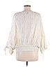 Vineet Bahl Ivory 3/4 Sleeve Blouse Size M - photo 2