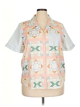 Lands' End Short Sleeve Blouse (view 1)