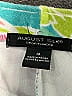 August Silk Tropical Green Casual Pants Size M - photo 4