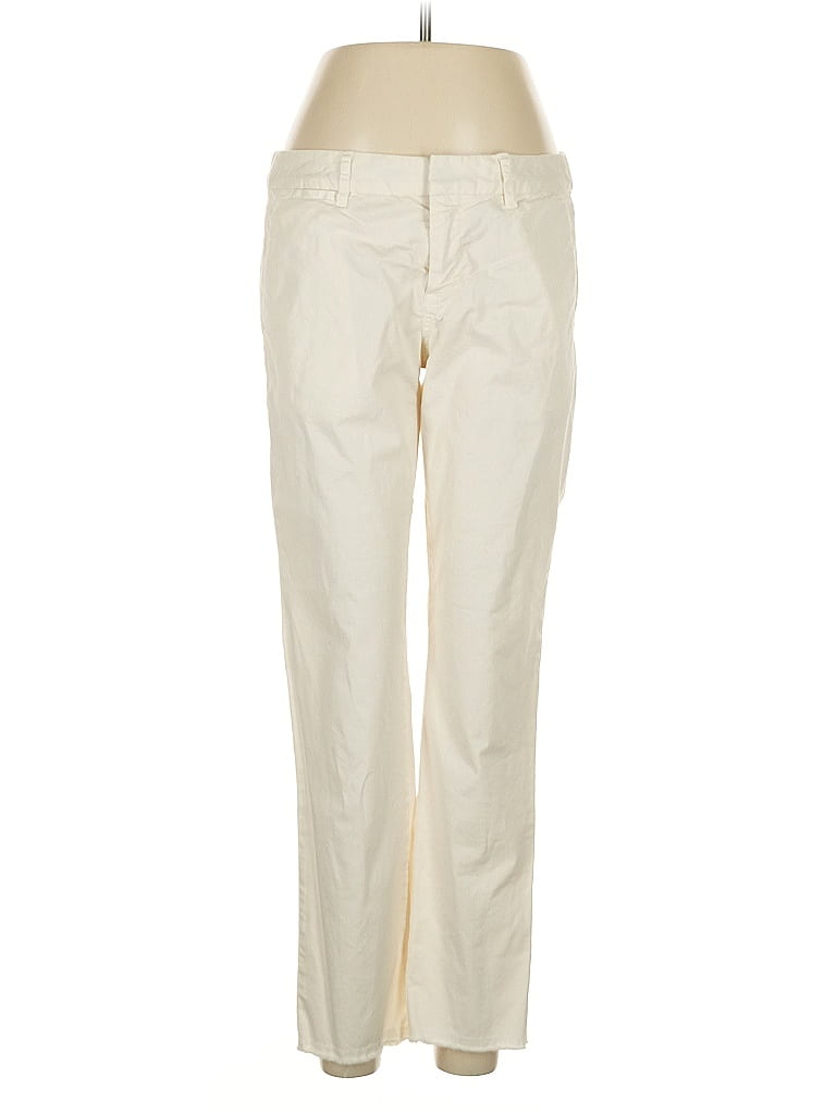 Nili Lotan Ivory Khakis Size 6 - photo 1