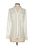 Express 100% Polyester Ivory Long Sleeve Blouse Size S - photo 1