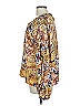 Chacok 100% Silk Gold Long Sleeve Silk Top Size L - photo 5
