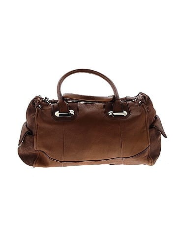 B Makowsky Leather Satchel (view 1)