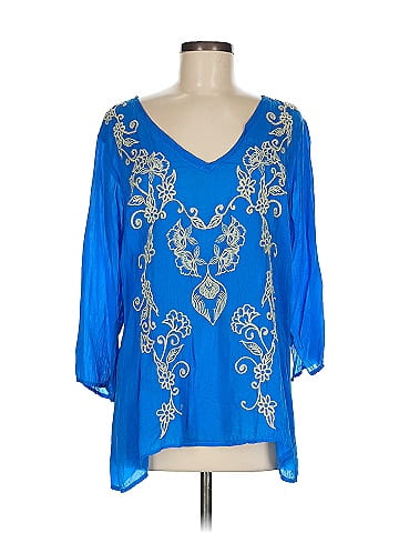 Johnny Was 3/4 Sleeve Blouse (view 1)