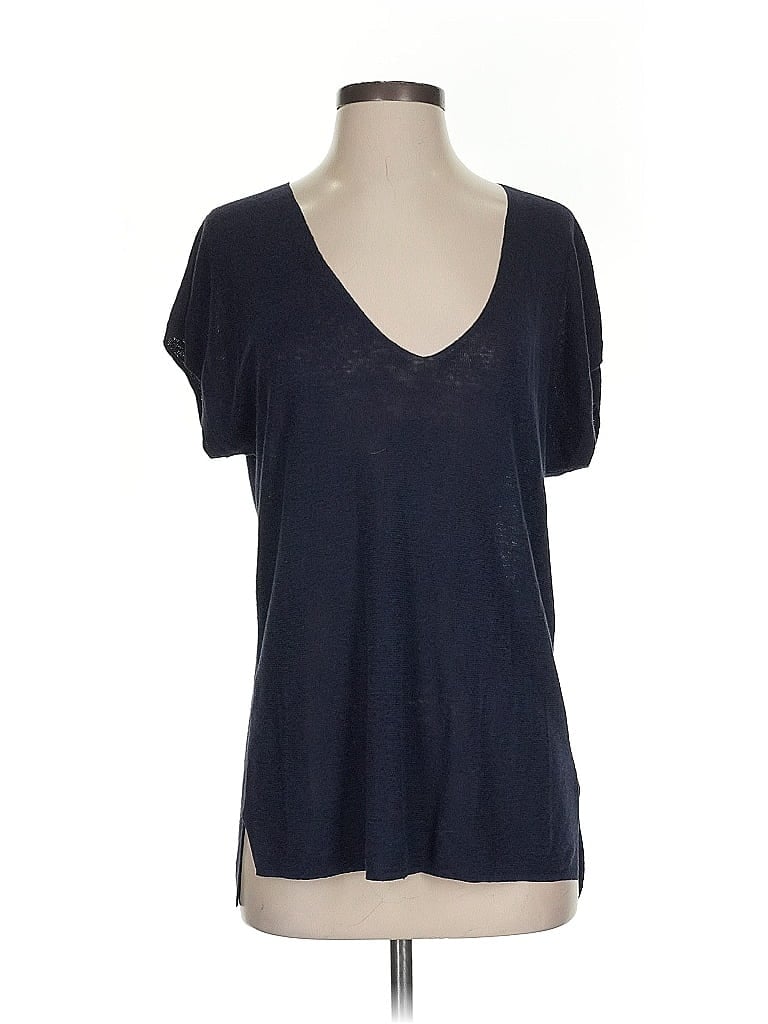 Pre-owned Theory Short Sleeve T-shirt In Blue