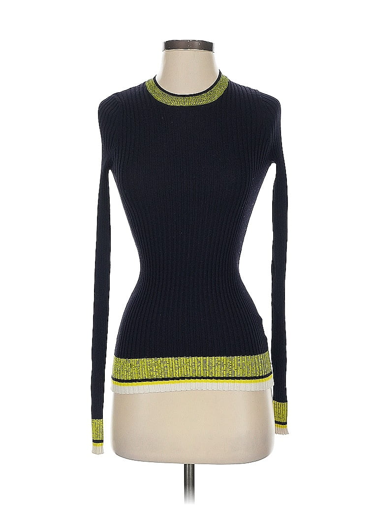 Scotch & Soda Color Block Blue Pullover Sweater Size P (petite) - photo 1