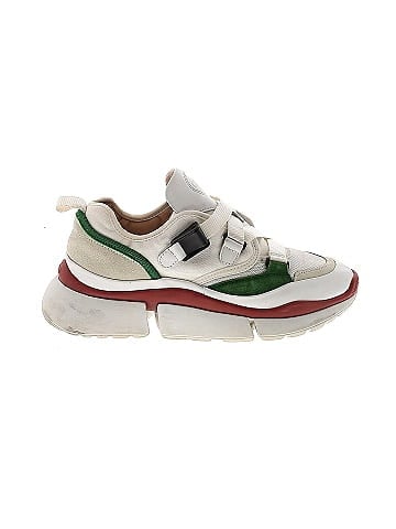 Chloé Sonnie Leather Velcro Strap Sneakers (view 1)